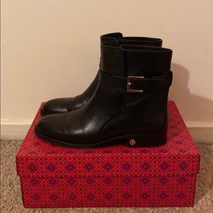 Tory Burch Brooke Ankle Boot, black, sz 8